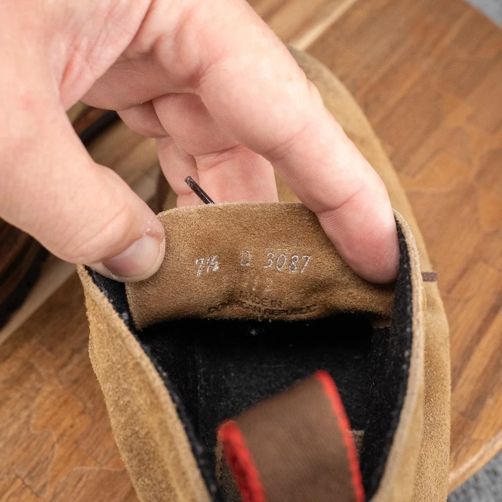 Allen Edmonds Surrey 3087‎ WeatherProof Brown Suede Chukka Boots Mens Size 7.5 D